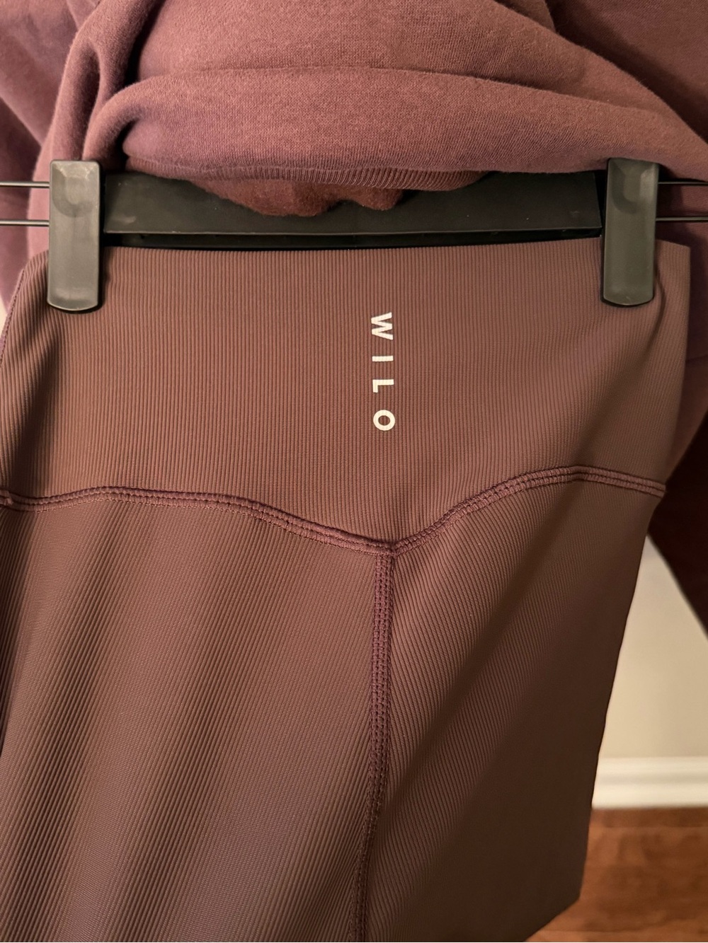 NWT WILO The Label 2 Piece Set in Chocolate Brown, Hoodie & Leggings, Size XS - Picture 4 of 5